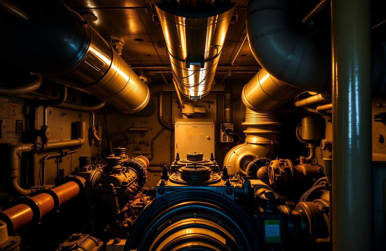 Harbor Tug Engine Room Ventilation